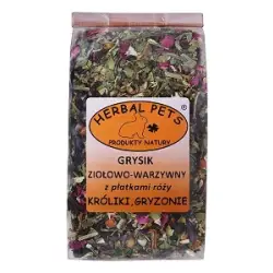 Herbal Pets Grysik zioł-warz z płatkami róży-178